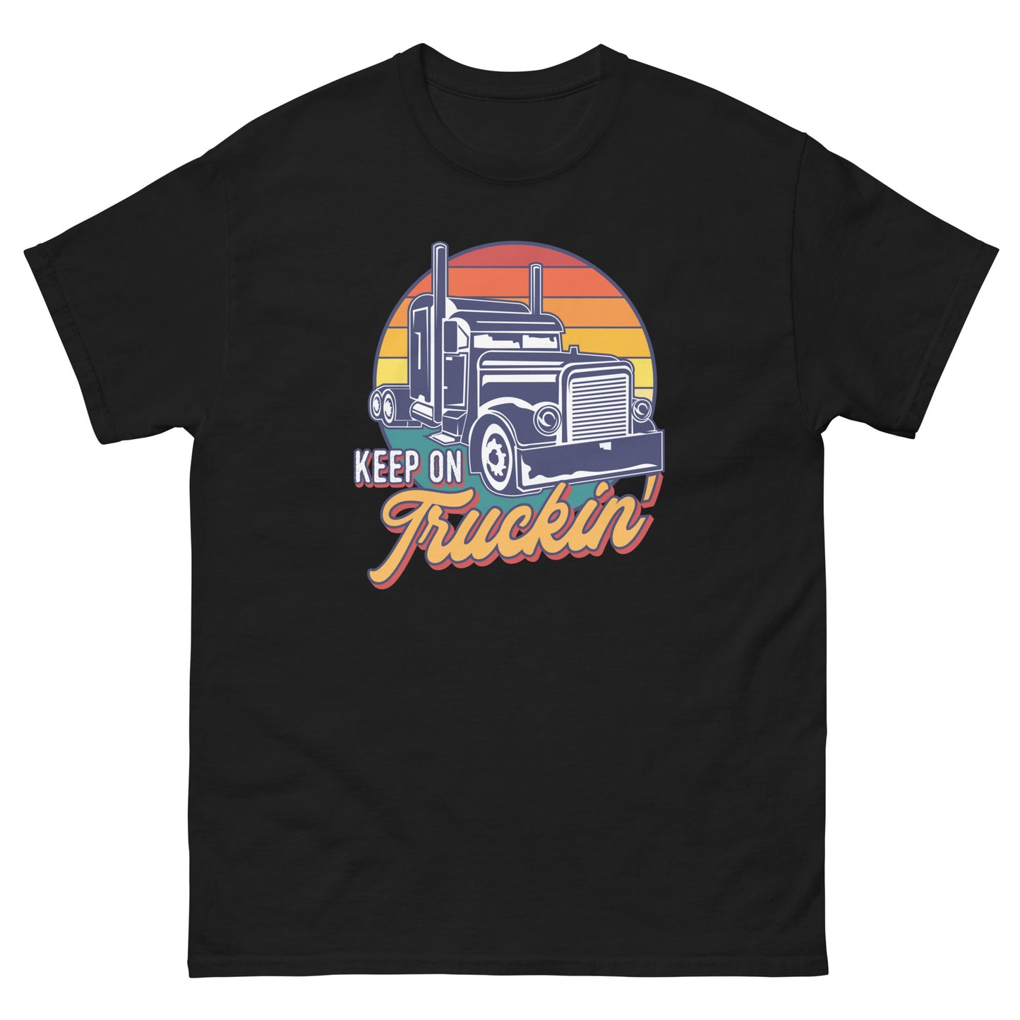 "Keep on Truckin" Black T-Shirt